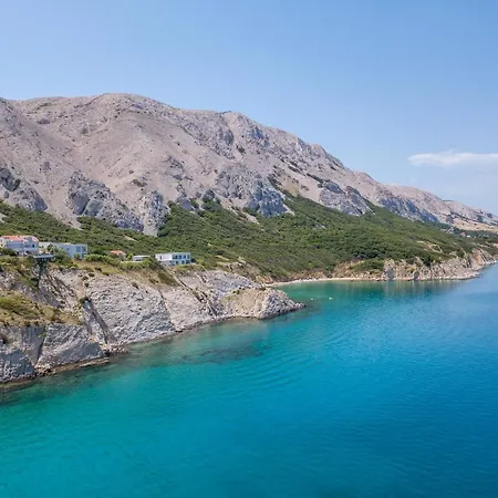 A White Cliffside Pag Town