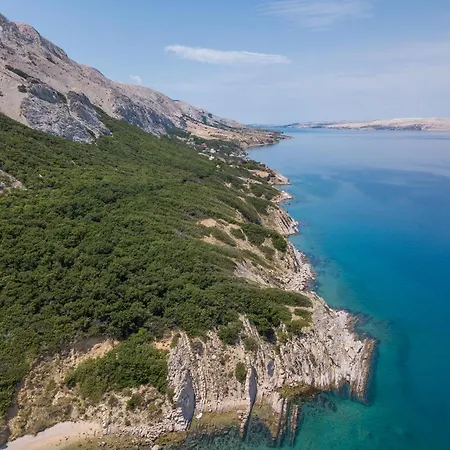 A White Cliffside Pag Town