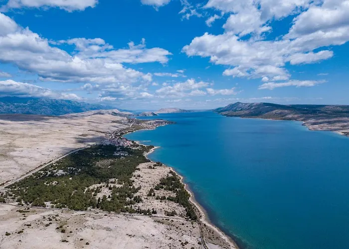 A White Cliffside Pag Town