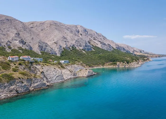 A White Cliffside Pag Town